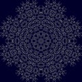 Large sophisticated symmetric floral pattern in Indian style