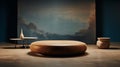 Interactive Ottoman In Ethereal Cloudscape Style With 8k Resolution