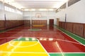 Large sports hall for sports activities Royalty Free Stock Photo