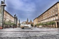 Pilar square in Zaragoza Royalty Free Stock Photo