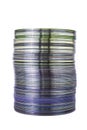 Large stack of CDs for long-term storage of information Royalty Free Stock Photo