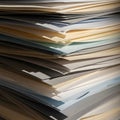 Colored paper sheets including shades of white beige gray and light Royalty Free Stock Photo