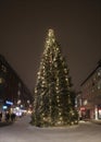 Christmas tree at Nytorget in LuleÃÂ¥