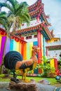 Large statue of a near Temple Kuala Lumpur.