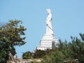 Large statue of a goddess on a mountain in Bongha Village, birthplace of Roh Moo-hyun, 16th President of South Korea