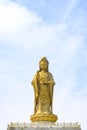 Large statue of Guanyin Bodhisattva in Putuo Mountain Royalty Free Stock Photo