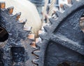 Large steel gears Royalty Free Stock Photo
