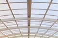 Large steel and glass roof