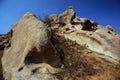 Large Stone Boulders rocks-IDAR hills District Sabarkantha Royalty Free Stock Photo