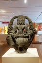 Large Stone Buddha Statue, Chicago Institute of Art