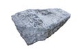Large Stone Isolate. White Background Royalty Free Stock Photo