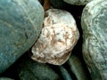 Large stone pebble background Royalty Free Stock Photo