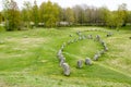 Large stone ship Royalty Free Stock Photo