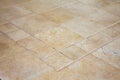 Large stone tiles on the floor Royalty Free Stock Photo