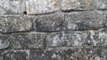 large stones arranged like a wall Royalty Free Stock Photo
