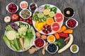 Large Super Health Food Collection Royalty Free Stock Photo