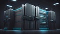 Large Supercomputer datacentre technology Royalty Free Stock Photo