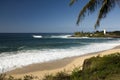 Large surf at Waimea bay, North Shore of O'ahu, Hawaii