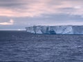 Large Tabular Iceberg Floating In Bransfield Strait Near The Northern Tip Of The Antarctic Peninsula, Antarctica Royalty Free Stock Photo