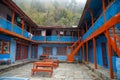 Tea house along the trail in Himalayas.