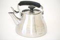 Large tea pot kettle stove top isolated