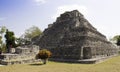 Large Temple, Mayan Ruins near Costa Maya Mexico