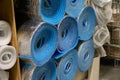 Large thermo alluminium foiled polyethylene rolls for sheating houses and buildings to make it warm