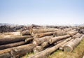 Large timber mill Royalty Free Stock Photo