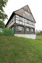 Large timbered house on the steep hill