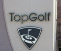 TopGolf building with sign and logo in Scottsdale Arizona Royalty Free Stock Photo