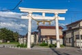 Large torii gate, Mikawa, Japan. Royalty Free Stock Photo