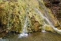 Large Travertine Waterfall Formation Royalty Free Stock Photo