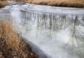 Mesmerizing Winter Reflections On Frozen River