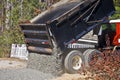 Large Truck Dumping Gravel Royalty Free Stock Photo