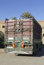 Large truck outside the ksar