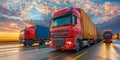 Large Truck Parked in Warehouse Royalty Free Stock Photo