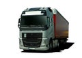 Large truck tractor, front view Royalty Free Stock Photo