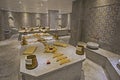 Large turkish bath in health spa Royalty Free Stock Photo