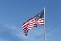 Large U.S. Flag Royalty Free Stock Photo