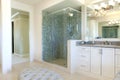 Large Upscale Master Bathroom Royalty Free Stock Photo