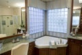 Large Upscale Master Bathroom Royalty Free Stock Photo