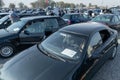 Large used car open air market RIOM Auto in Bishkek, Kyrgyzstan