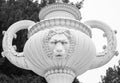 Large vase with a lion face, Schonbrunn Palace garden