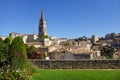 Large view on Saint Emilion Royalty Free Stock Photo