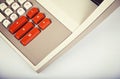 Large Vintage Calculator Royalty Free Stock Photo