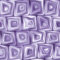 Large Violet Purple Squiggly Swirly Spiral Squares Seamless Texture Pattern