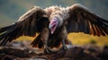 Vibrant Vulture: Exploring Feeding Behavior In The Wild With Canon M50