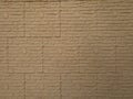 Large wall of small bricks painted texture Royalty Free Stock Photo