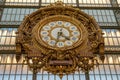 large watch from the D'orsay museum in the city of Paris, France.