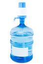 Large water bottle with pump